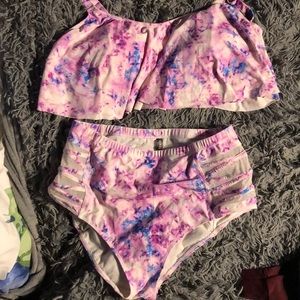 Two Piece Tye-Dye Bathing suit